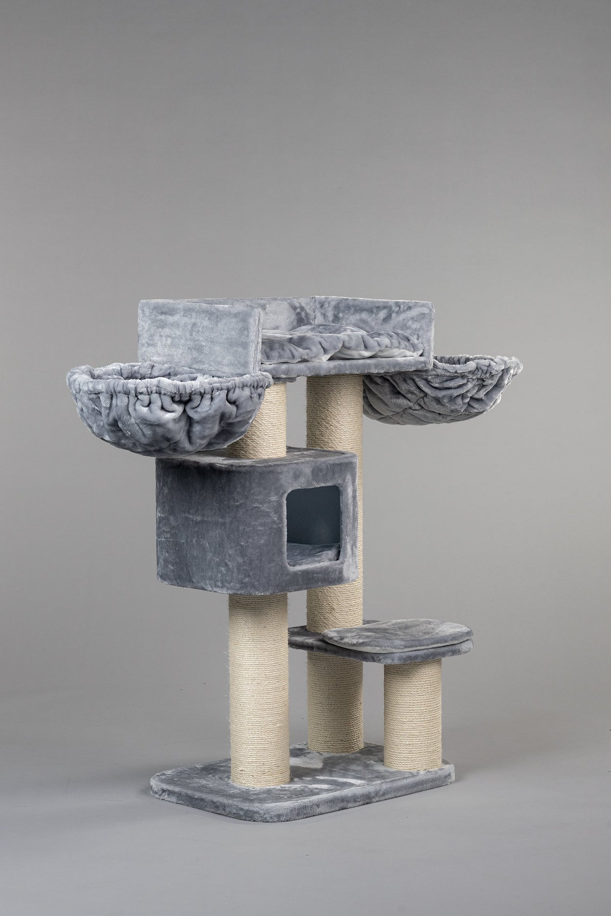 Cat Tree Devon Rex Plus (Light Grey)