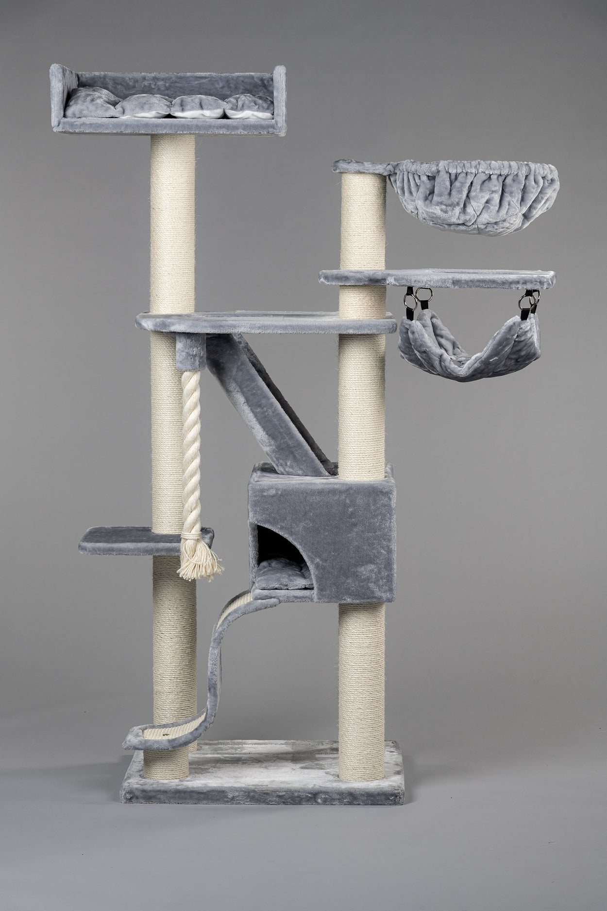 Cat Tree Kilimandjaro de Luxe Crown (Light Grey)