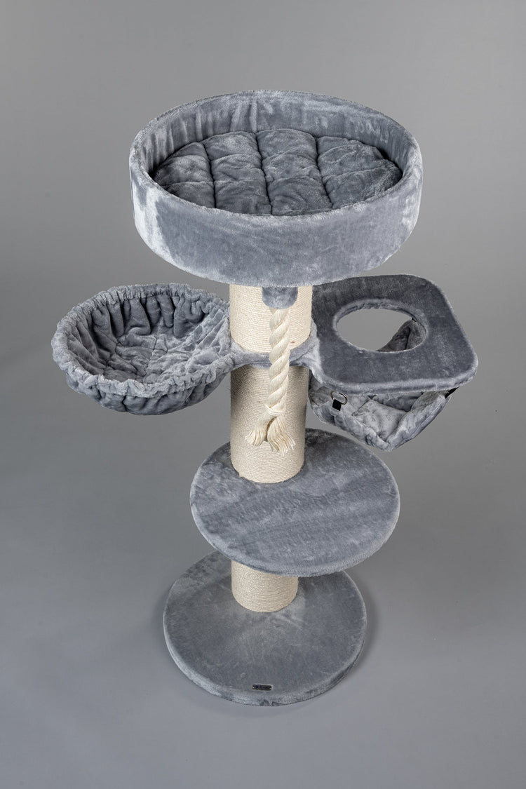 Cat Tree Maine Coon Sleeper Crown Plus (Light Grey)