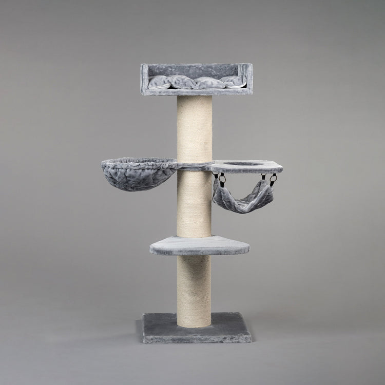 Cat Tree Royalty Crown Plus (Light Grey)