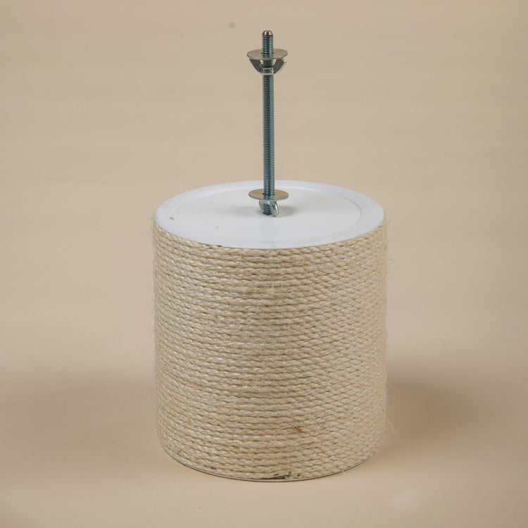 Floor-To-Ceiling Tensioner, 20 cm Sisal Poles (Cream)