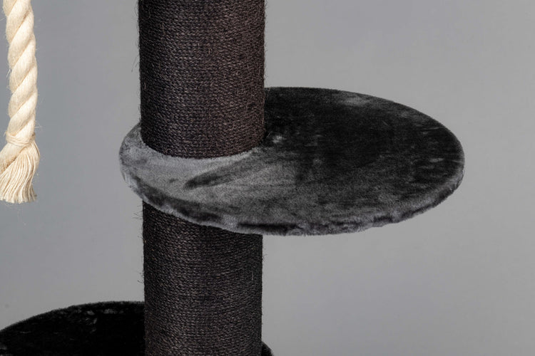 Large, Dark Grey Lying Area Sleeper Round (for 12, 15 or 20 cm poles)