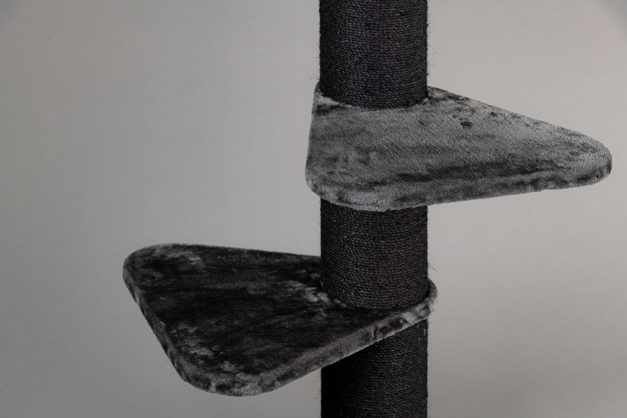 Large, Dark Grey Lying Area Step Triangular (for 12, 15 or 20 cm poles)