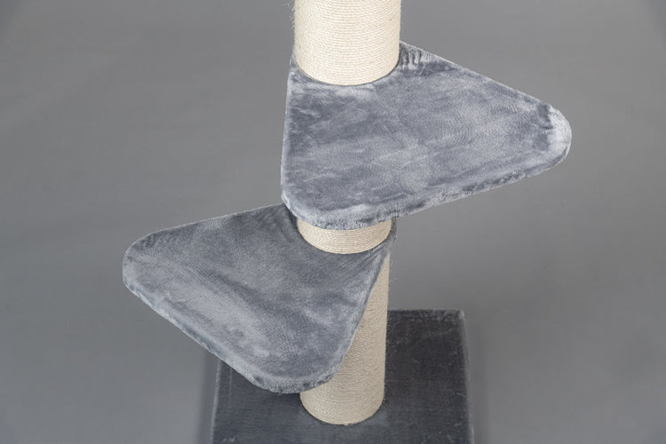 Large, Light Grey Lying Area Step Triangular (for 12, 15 or 20 cm poles)