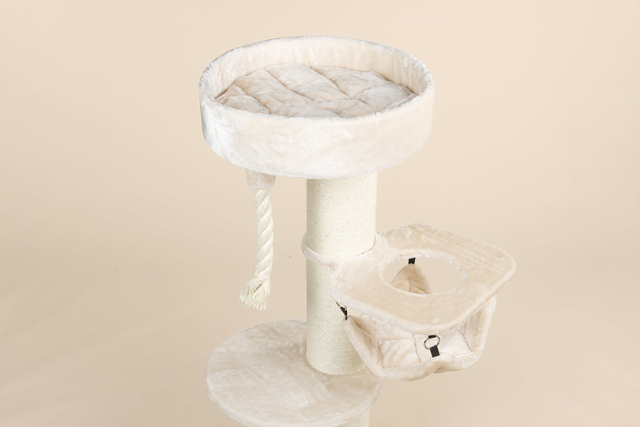 Cat Tree Maine Coon Sleeper Crown (Cream)