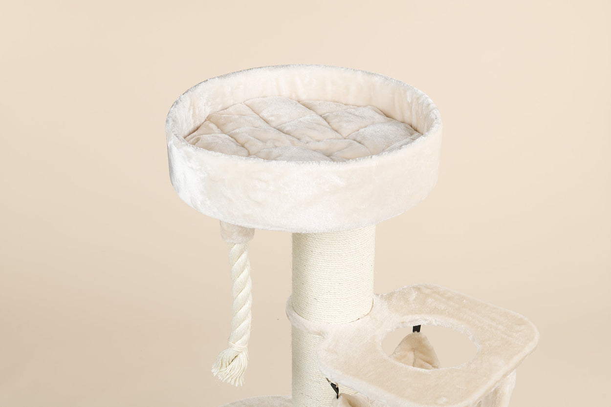Cat Tree Maine Coon Sleeper Crown (Cream)