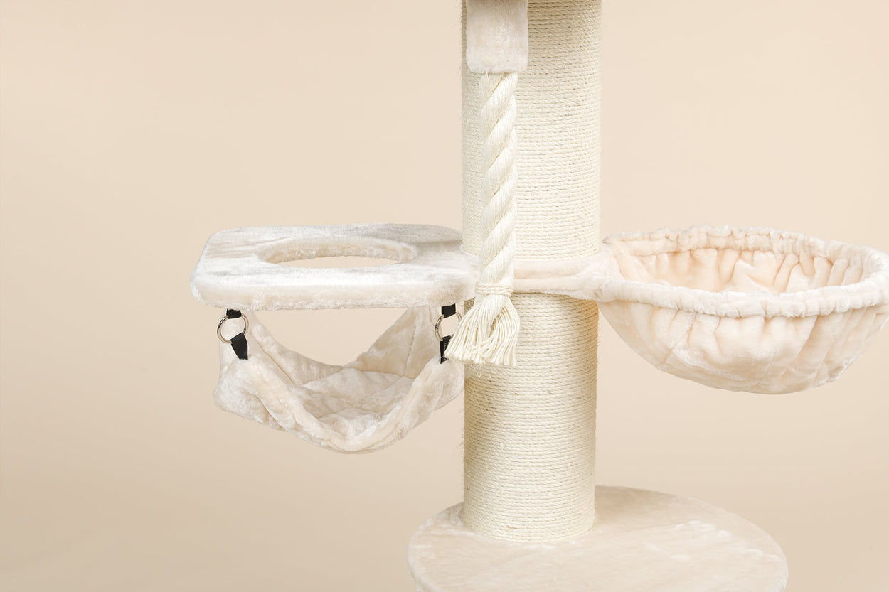Cat Tree Maine Coon Sleeper Crown Plus (Cream)