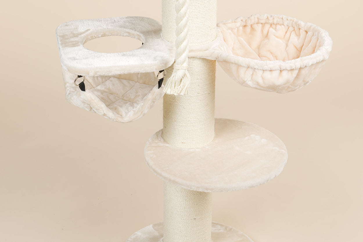 Cat Tree Maine Coon Sleeper Crown Plus (Cream)