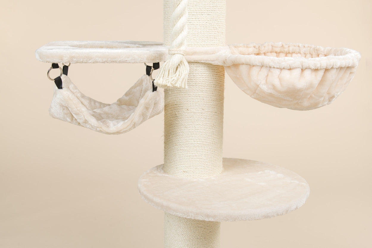 Cat Tree Maine Coon Sleeper Crown Plus (Cream)