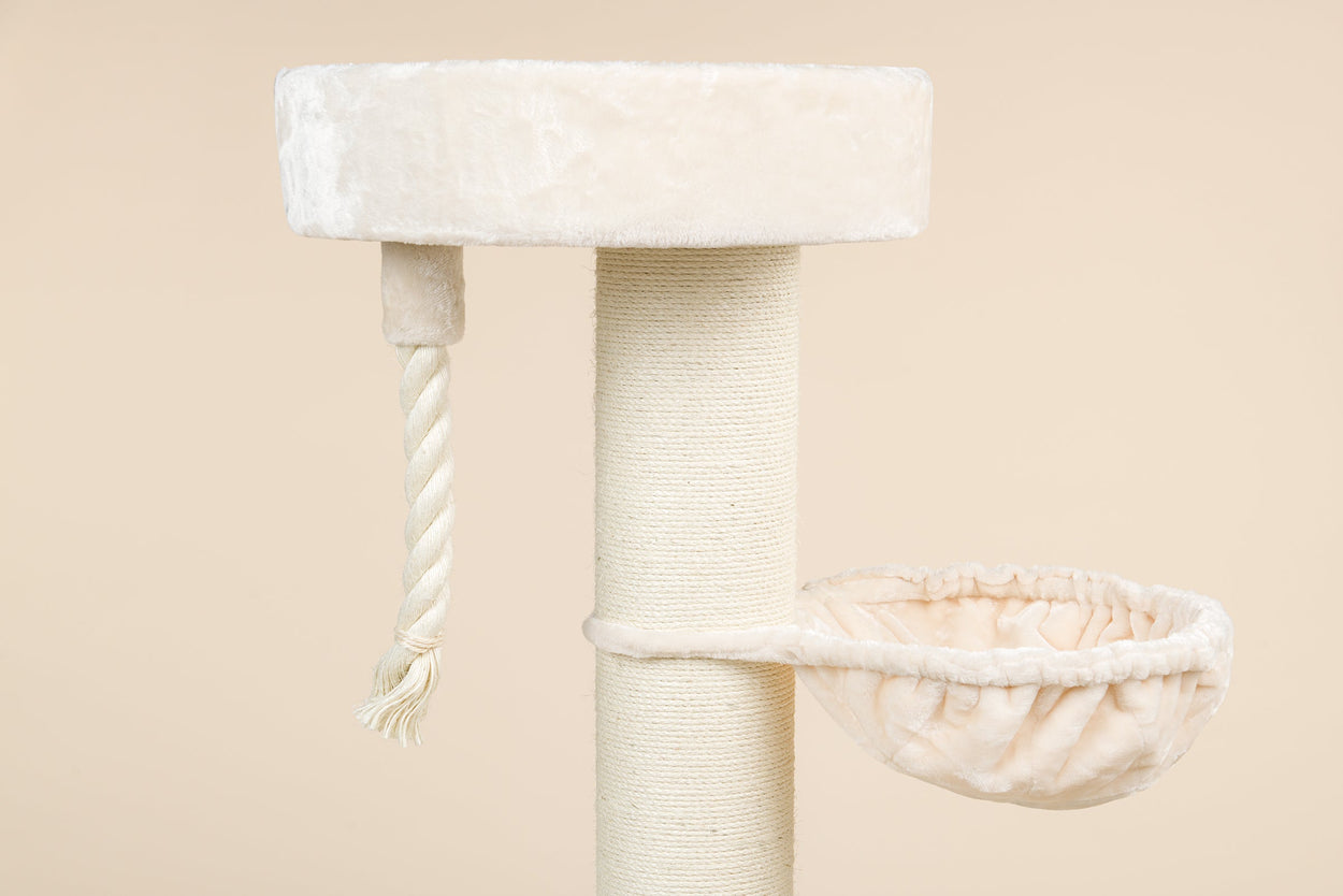 Cat Tree Maine Coon Sleeper de Luxe (Cream)
