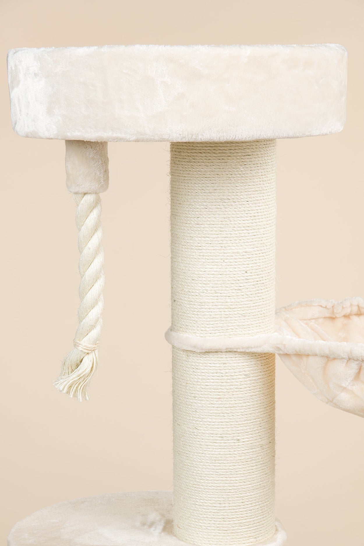 Cat Tree Maine Coon Sleeper de Luxe (Cream)