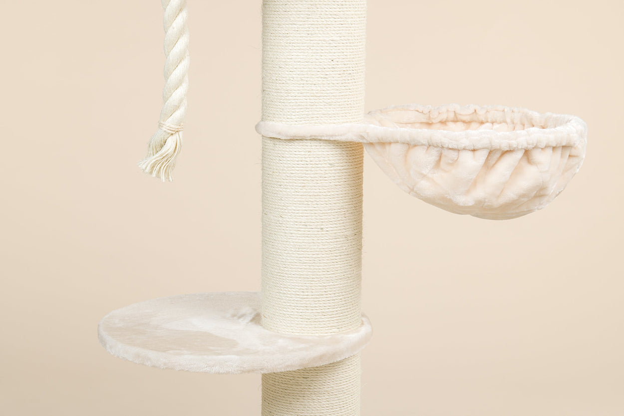 Cat Tree Maine Coon Sleeper de Luxe (Cream)