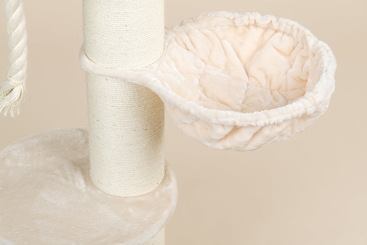 Cat Tree Maine Coon Sleeper de Luxe (Cream)