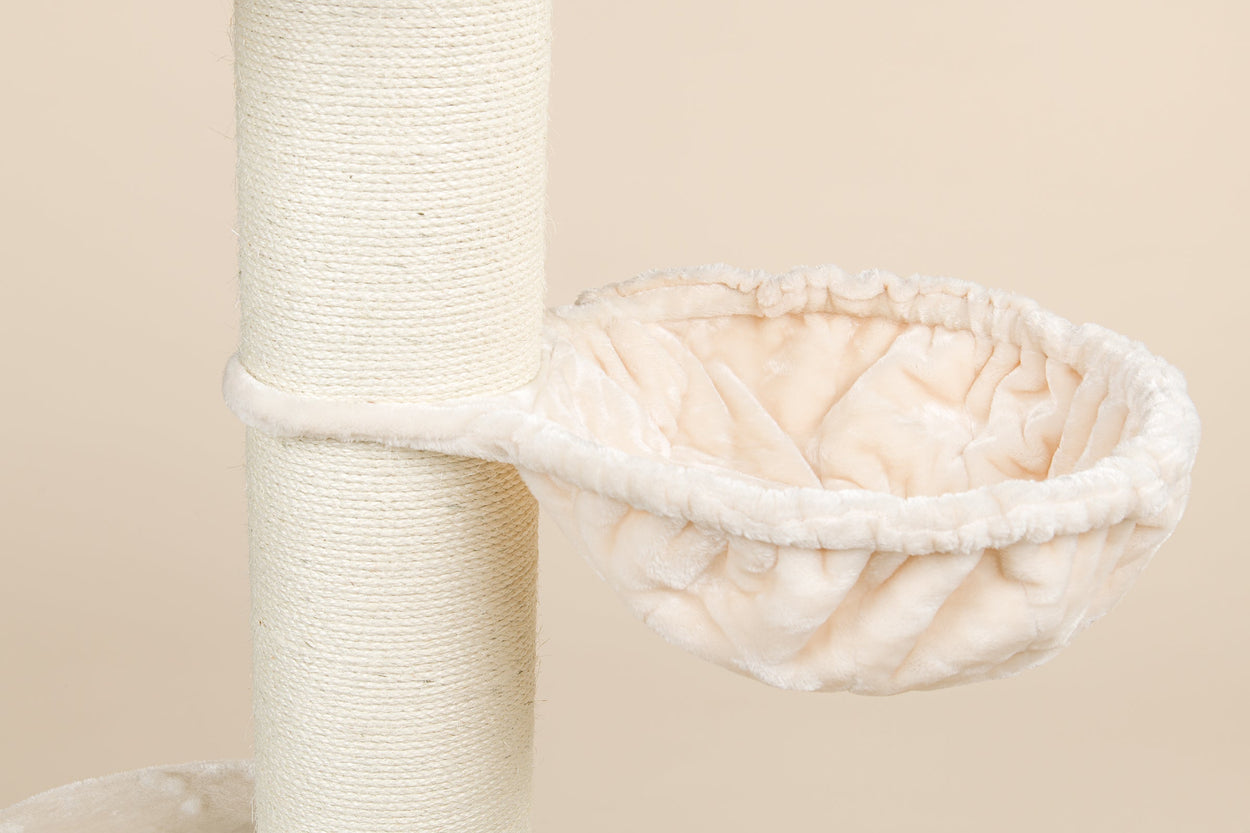 Cat Tree Maine Coon Sleeper de Luxe (Cream)