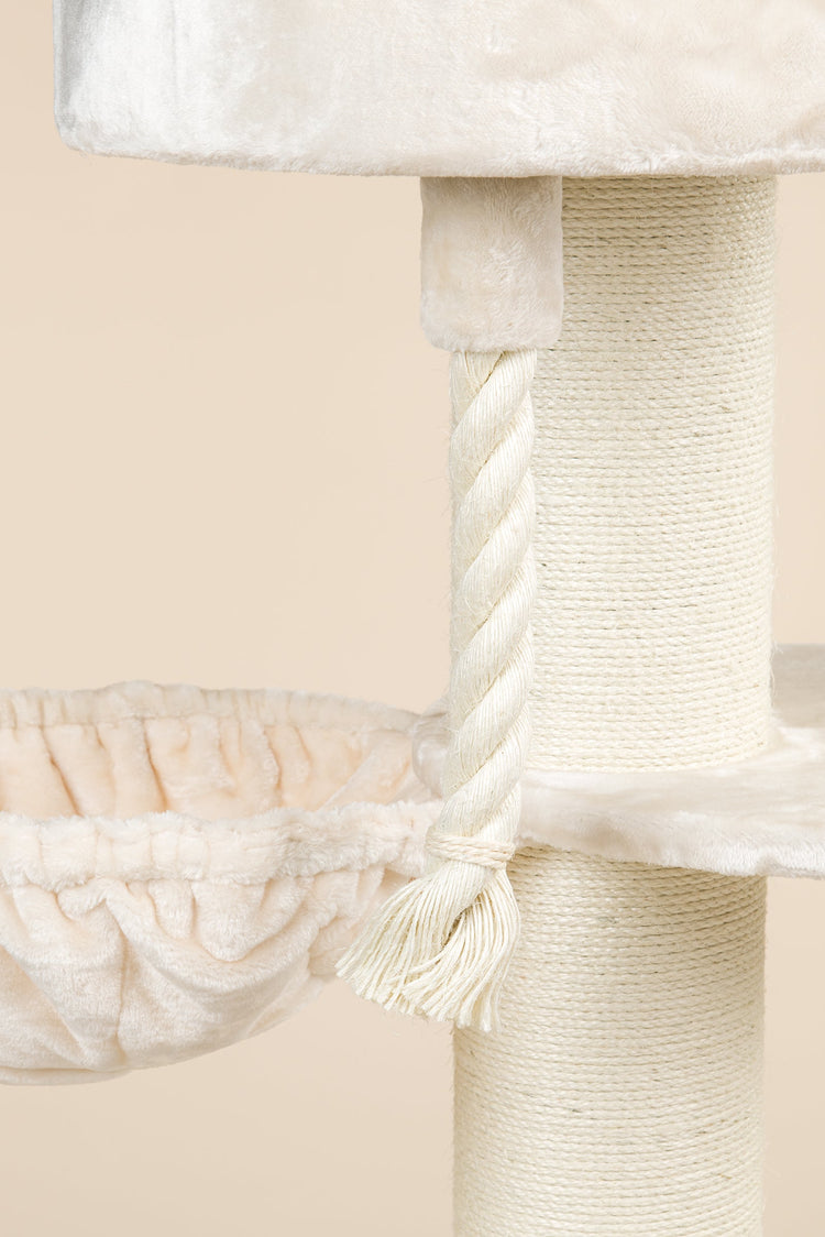 Cat Tree Maine Coon Sleeper Plus (Cream)