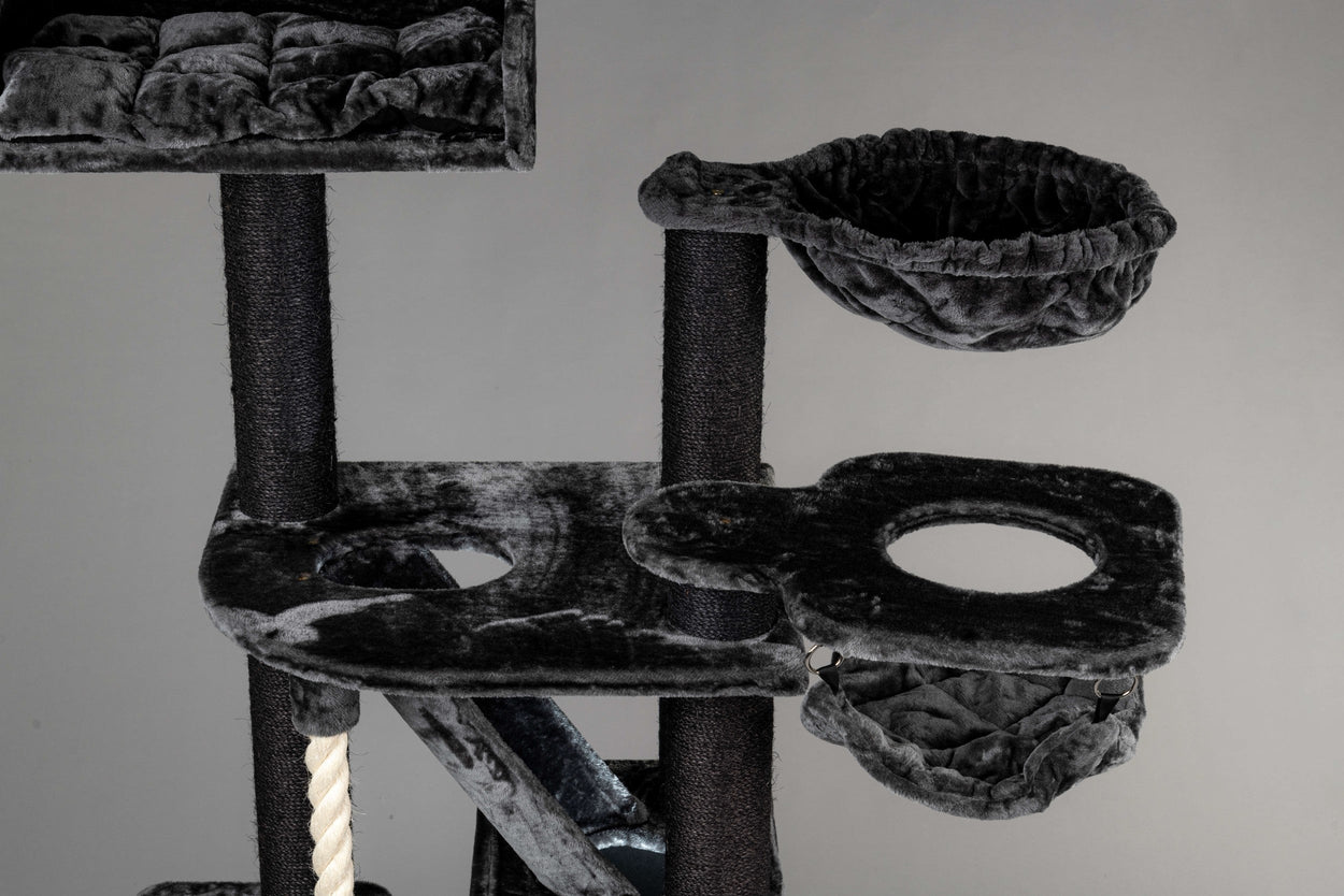 Cat Tree Kilimandjaro de Luxe Blackline Crown (Dark Grey)