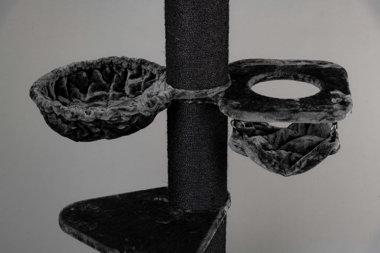 Cat Tree Royalty Blackline Crown Plus (Dark Grey)