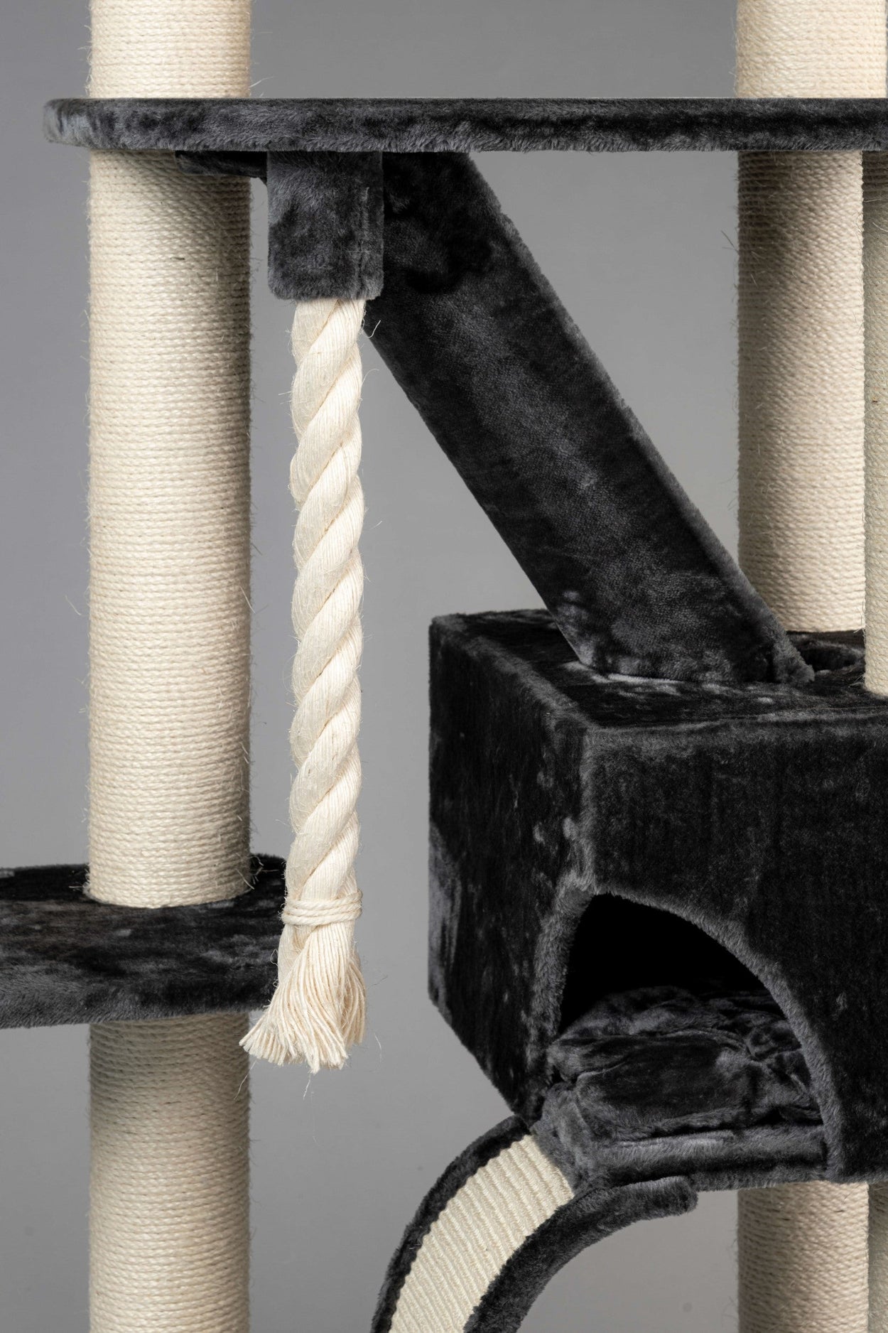 Cat Tree Kilimandjaro de Luxe (Dark Grey)