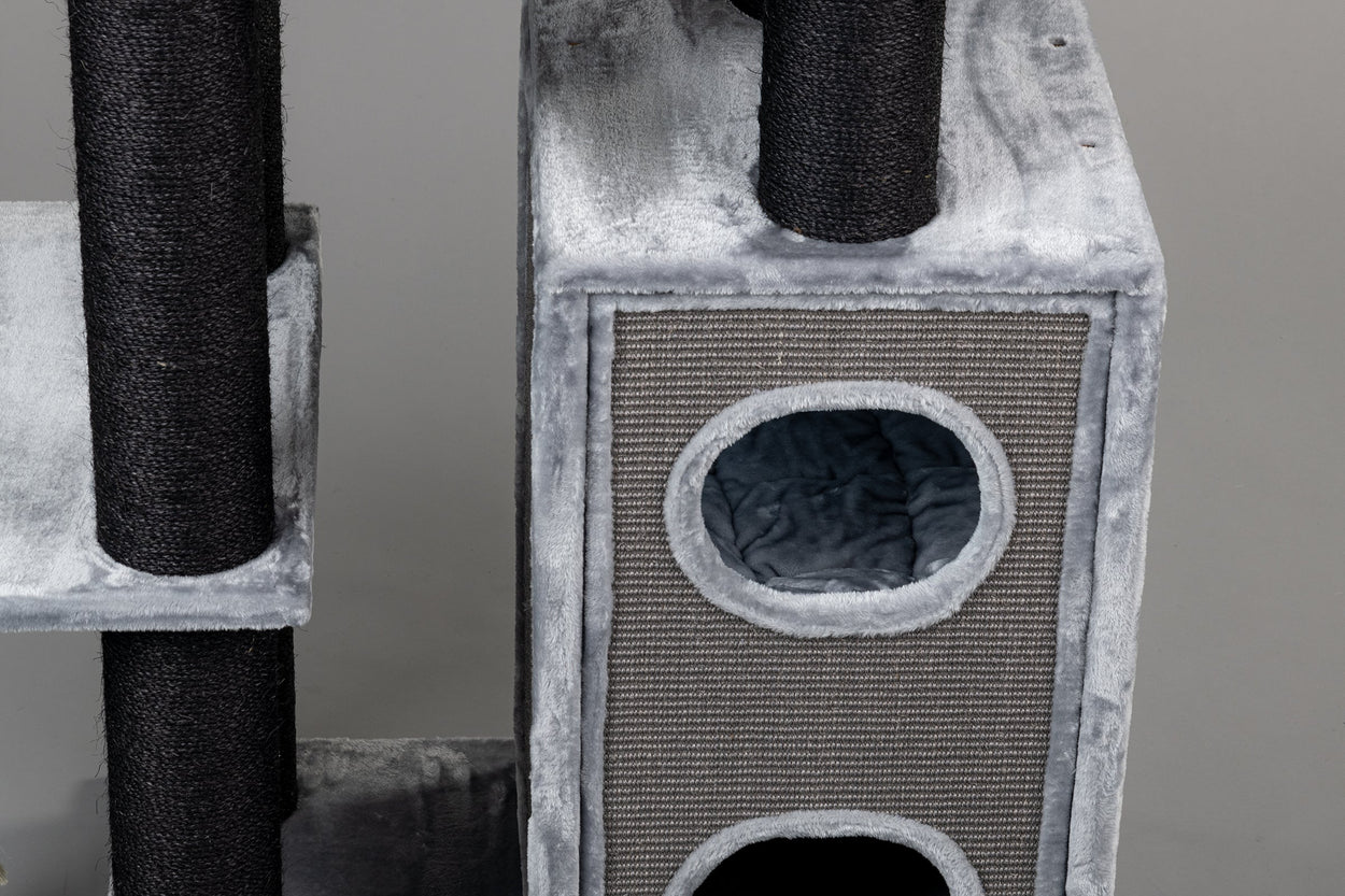 Cat Tree Cat Paradise Blackline (Light Grey)