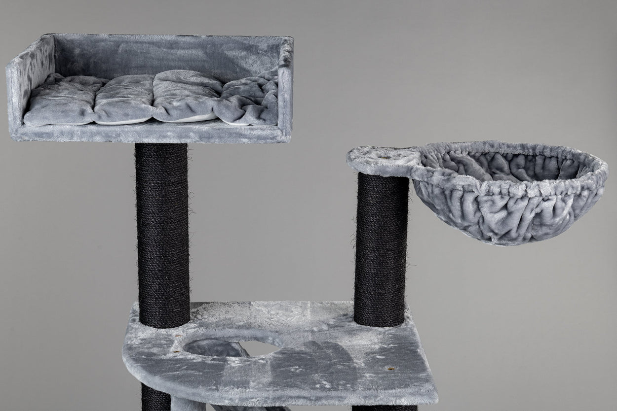 Cat Tree Cat Penthouse Blackline (Light Grey)