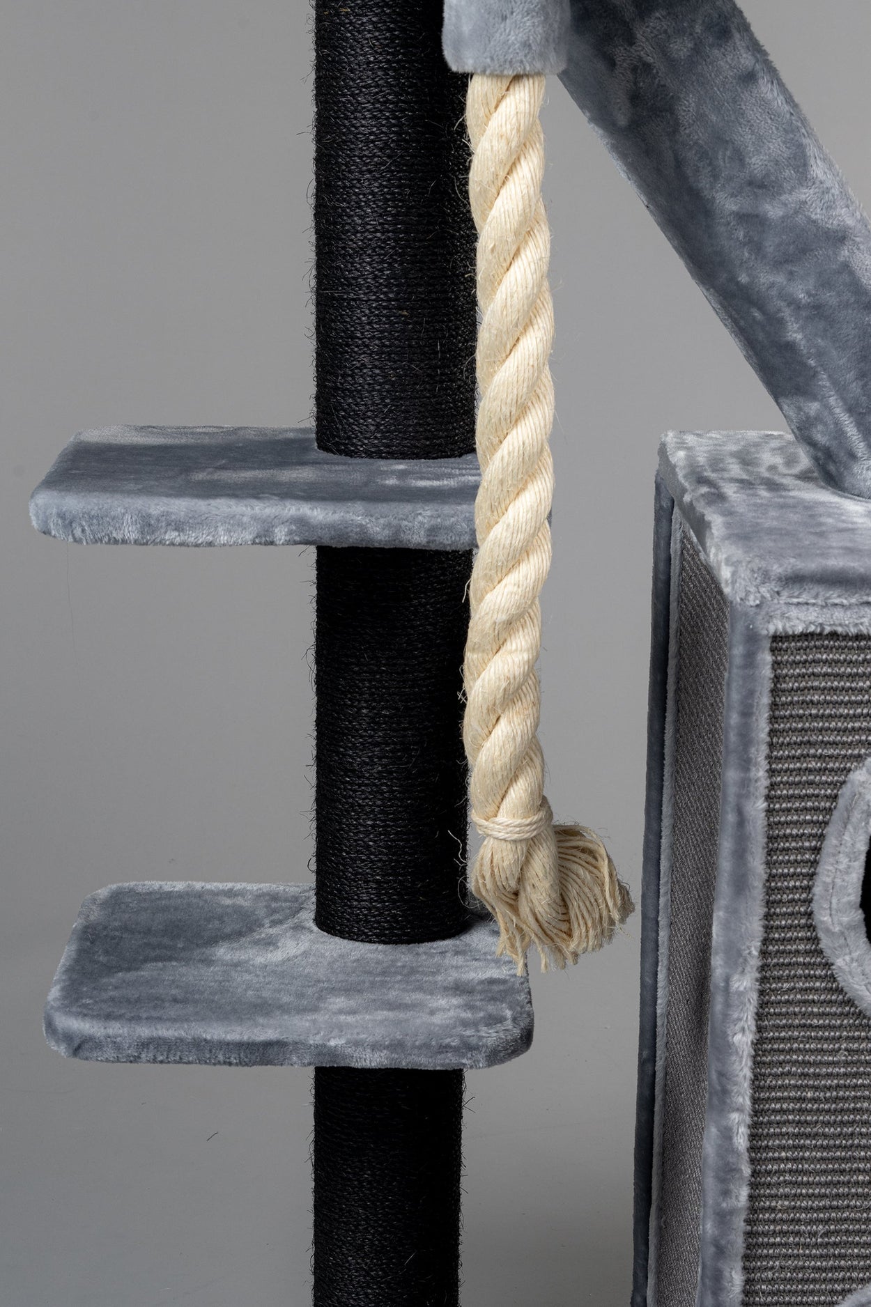 Cat Tree Cat Penthouse Blackline (Light Grey)