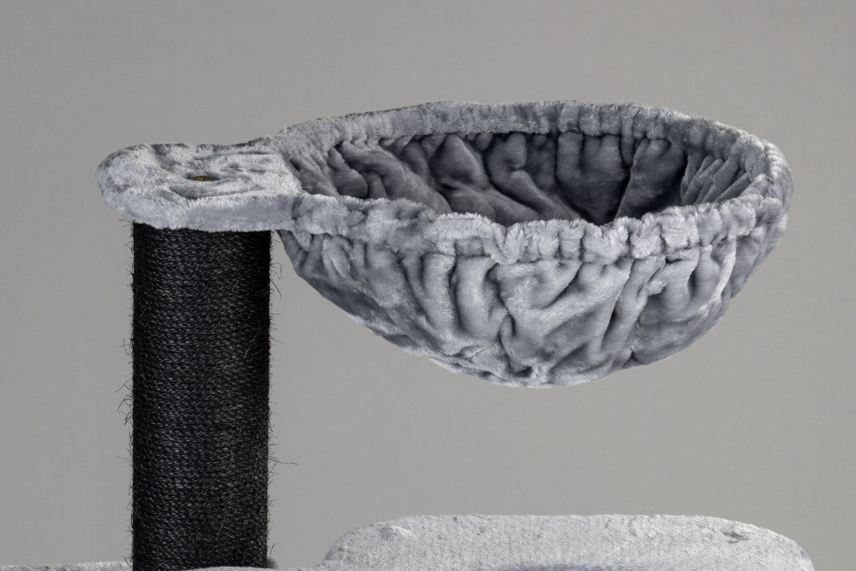 Cat Tree Cat Penthouse Blackline Crown (Light Grey)