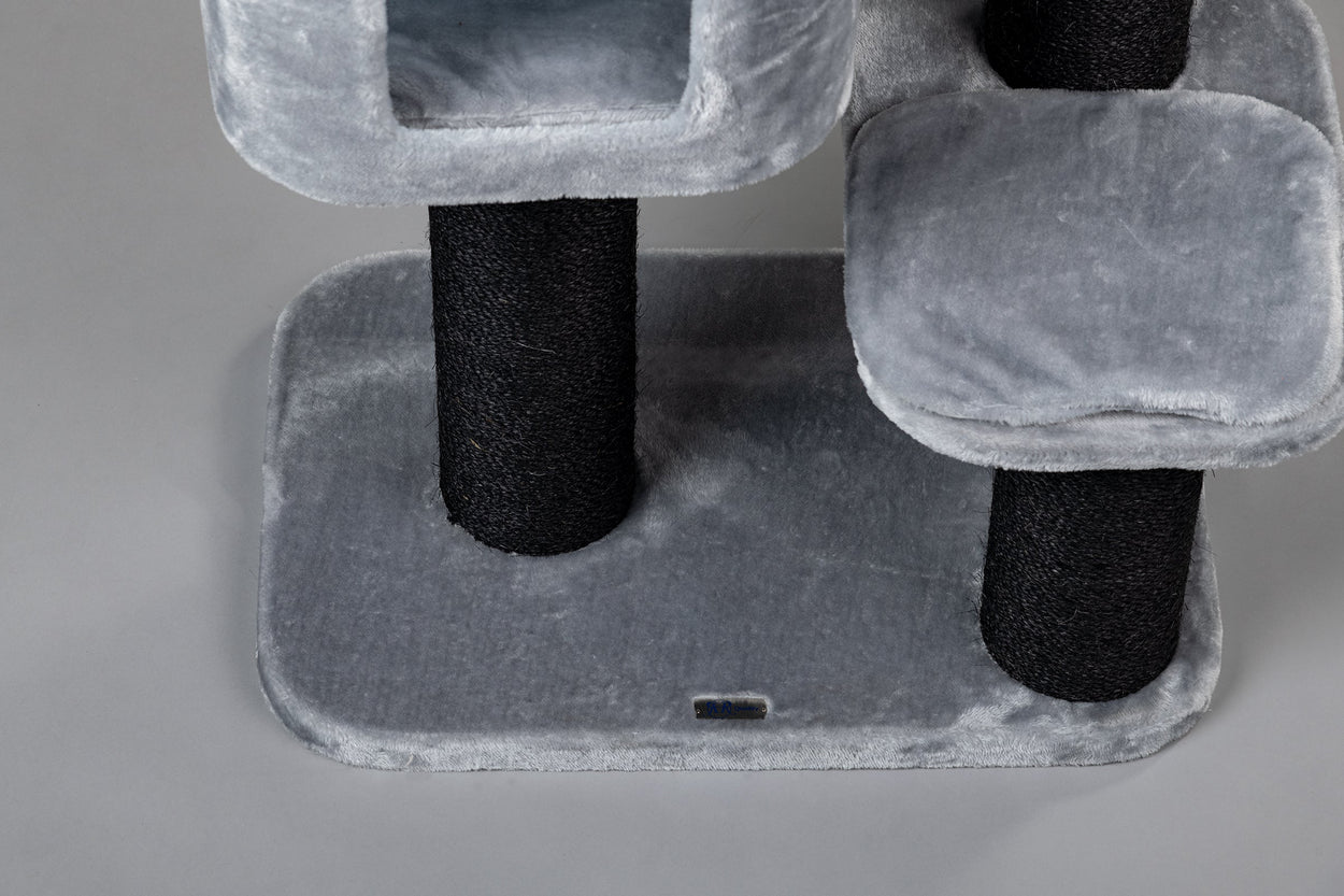 Cat Tree Devon Rex Blackline (Light Grey)