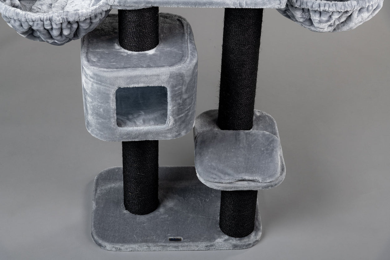 Cat Tree Devon Rex Blackline Plus (Light Grey)
