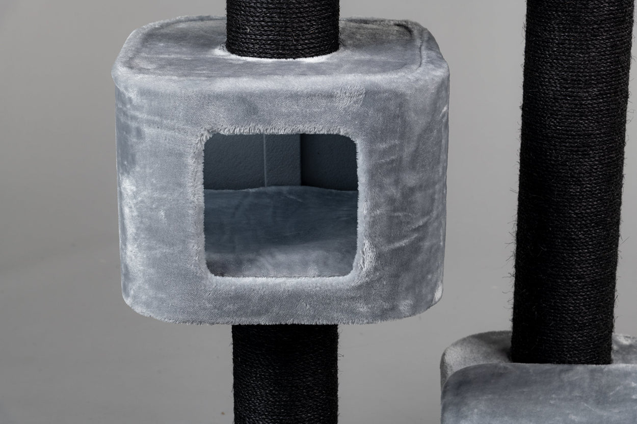 Cat Tree Devon Rex Blackline Plus (Light Grey)