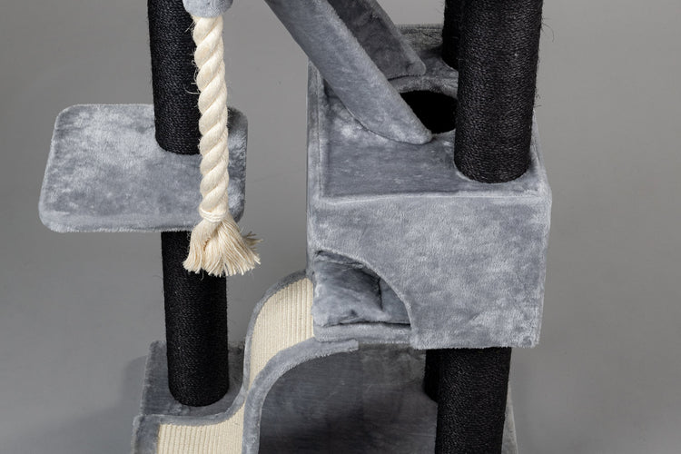 Cat Tree Kilimandjaro de Luxe Blackline (Light Grey)