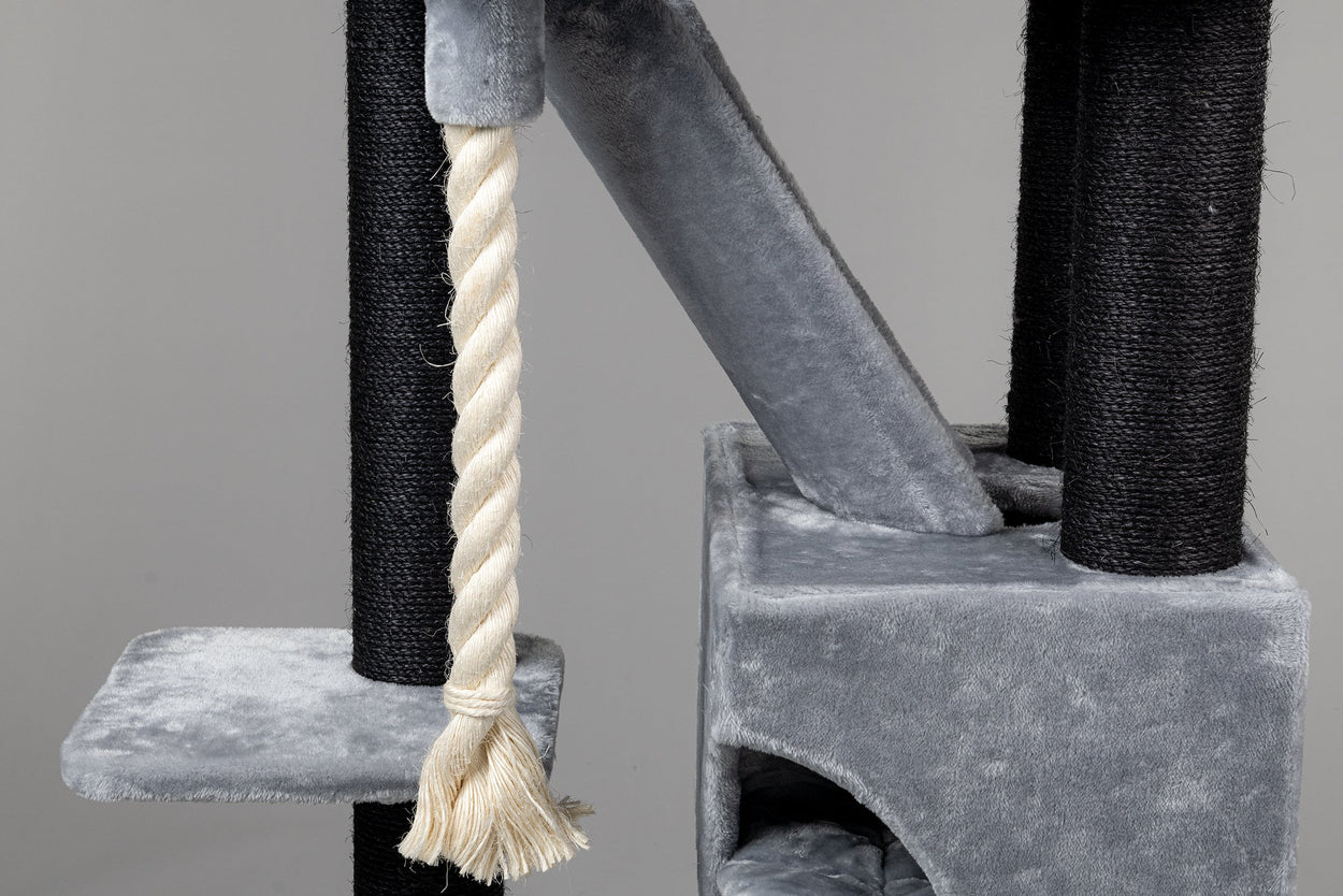 Cat Tree Kilimandjaro de Luxe Blackline (Light Grey)