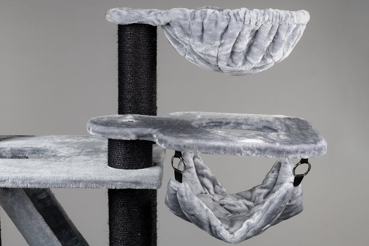 Cat Tree Kilimandjaro de Luxe Blackline Crown (Light Grey)