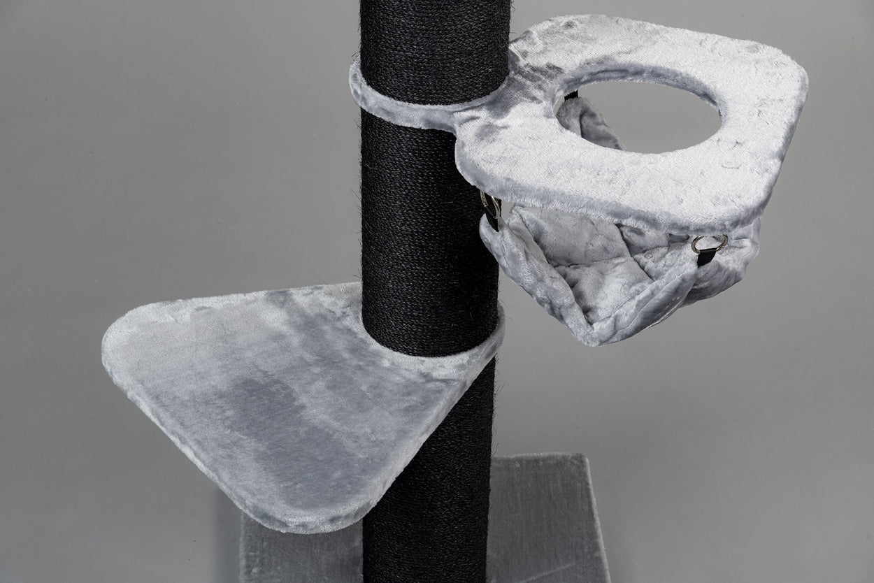 Cat Tree Royalty Blackline Crown (Light Grey)