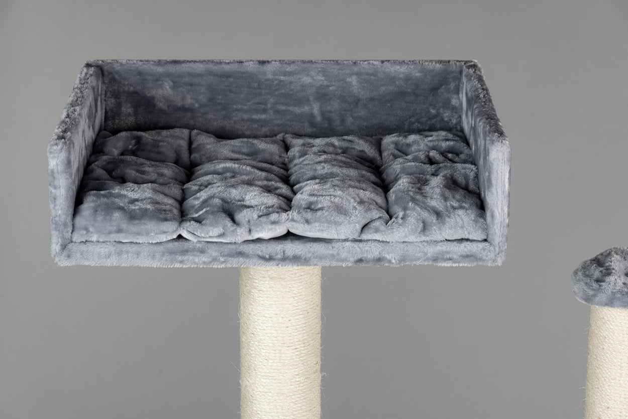 Cat Tree Cat Penthouse Crown (Light Grey)