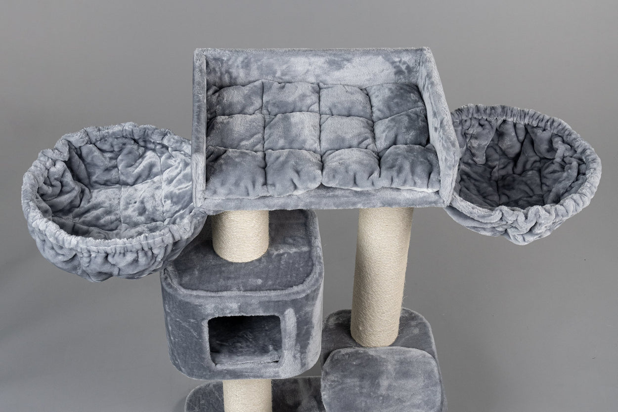 Cat Tree Devon Rex Plus (Light Grey)