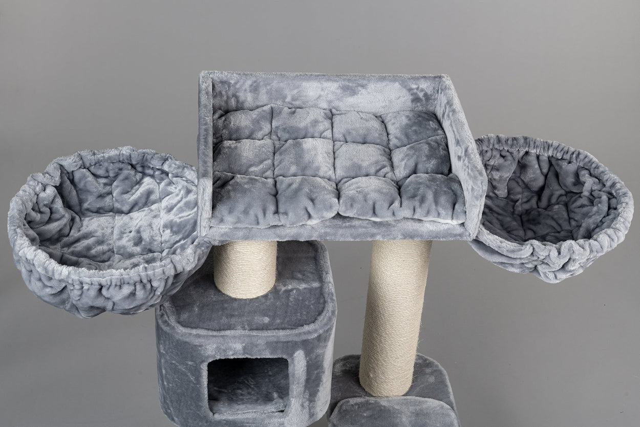 Cat Tree Devon Rex Plus (Light Grey)