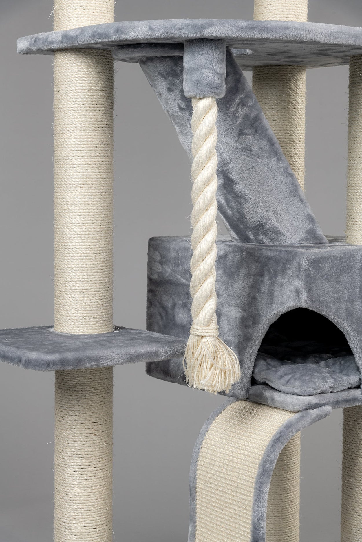 Cat Tree Kilimandjaro de Luxe (Light Grey)