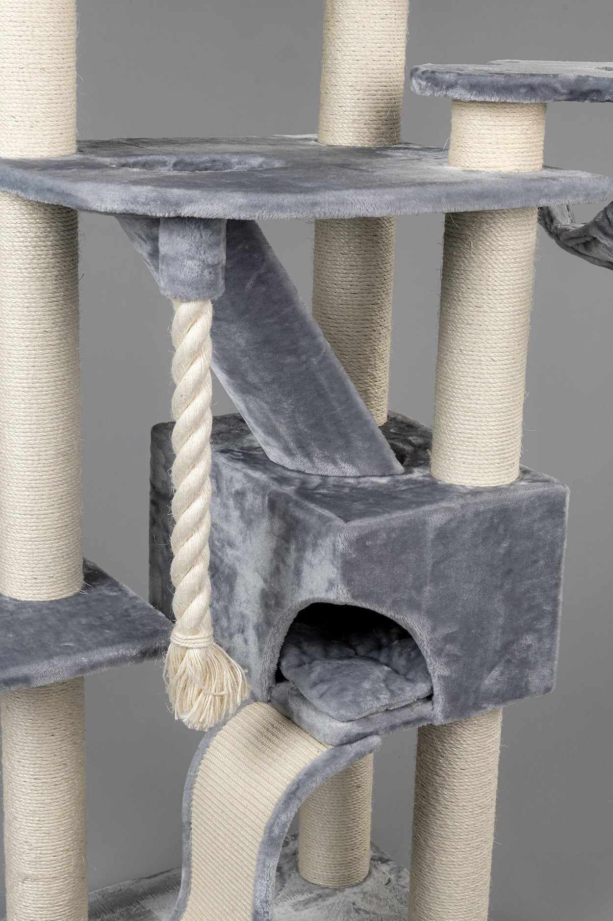 Cat Tree Kilimandjaro de Luxe Crown (Light Grey)