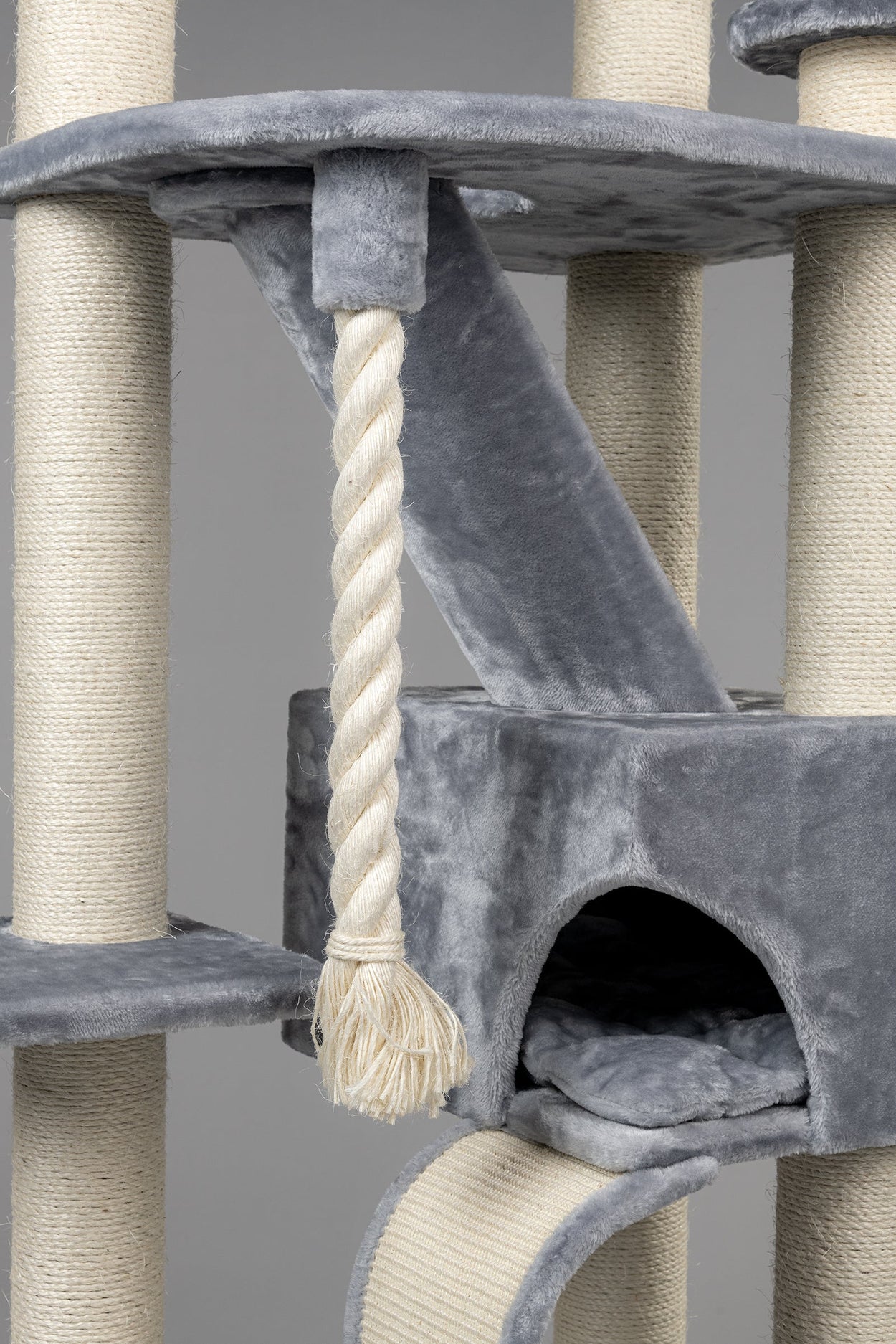 Cat Tree Kilimandjaro de Luxe Crown (Light Grey)
