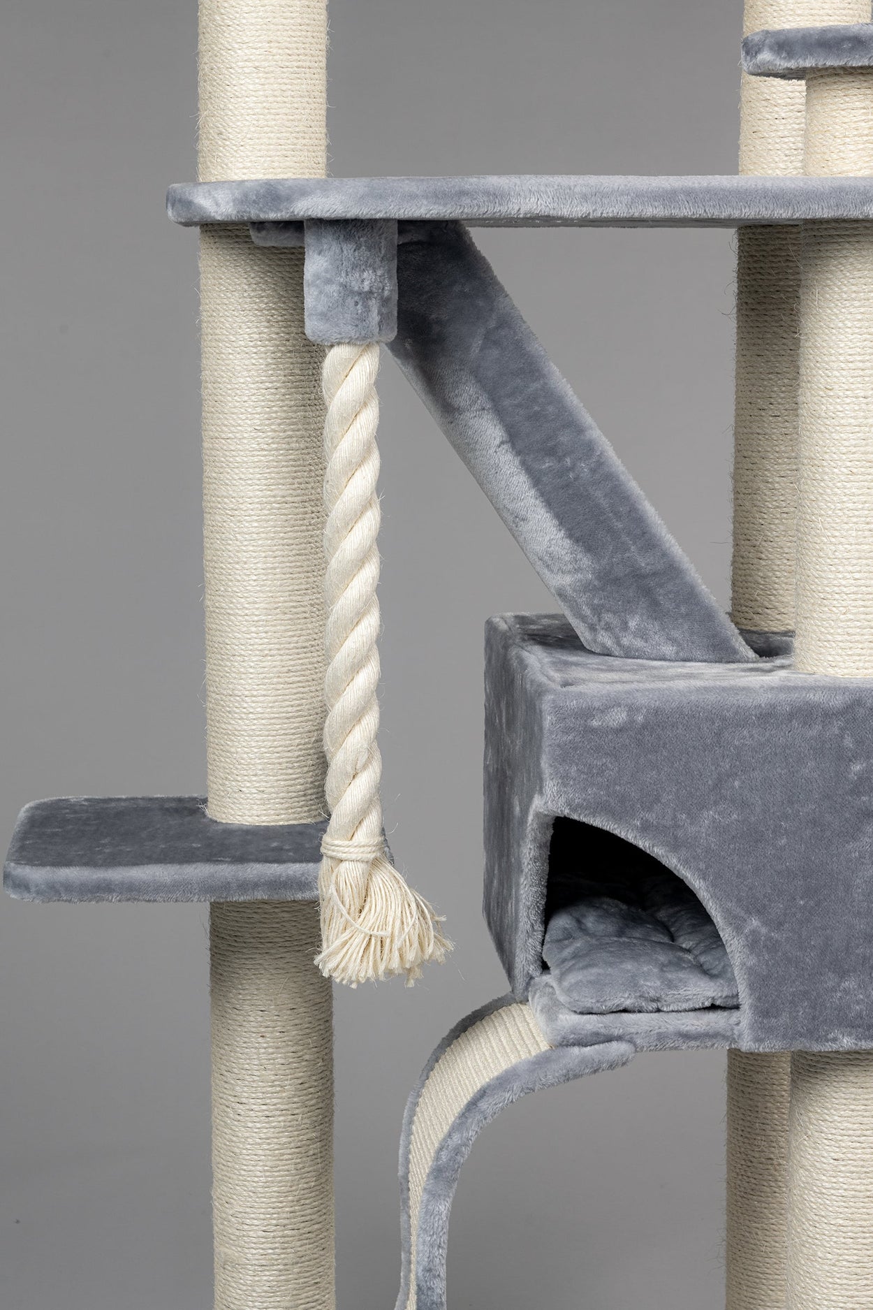 Cat Tree Kilimandjaro de Luxe Crown (Light Grey)