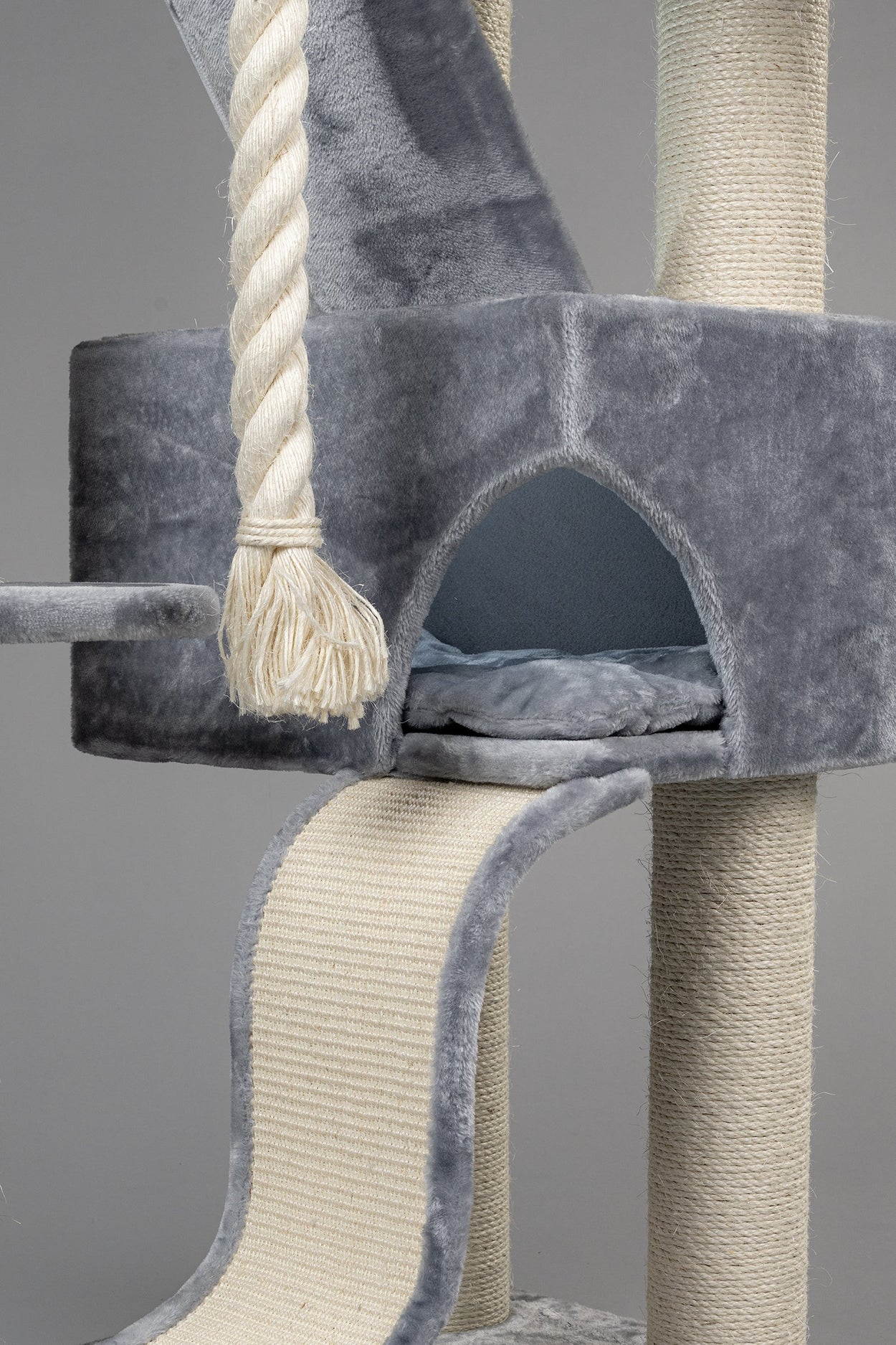 Cat Tree Kilimandjaro de Luxe Crown (Light Grey)