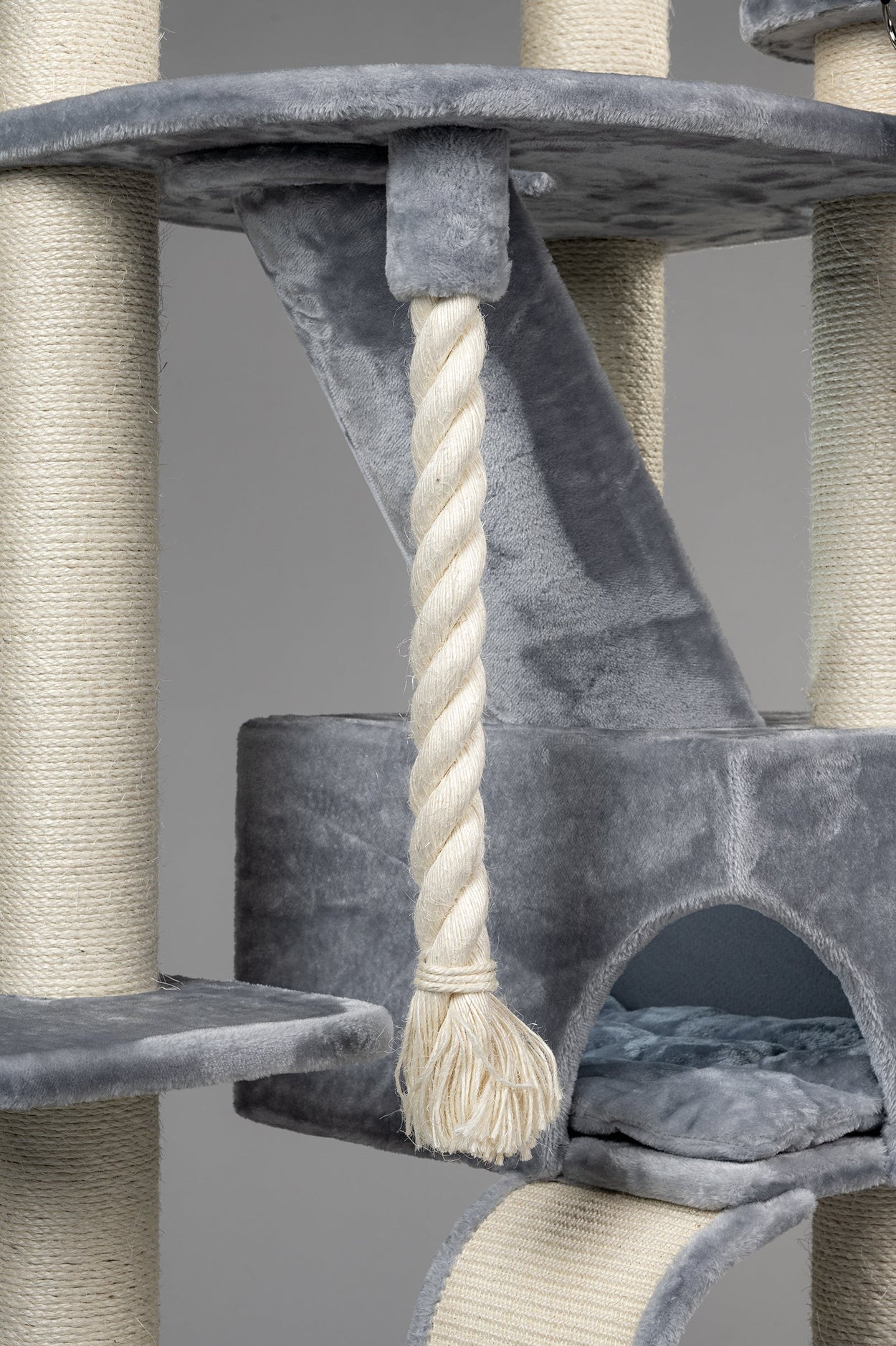 Cat Tree Kilimandjaro de Luxe Crown (Light Grey)