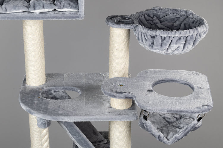 Cat Tree Kilimandjaro de Luxe Crown (Light Grey)