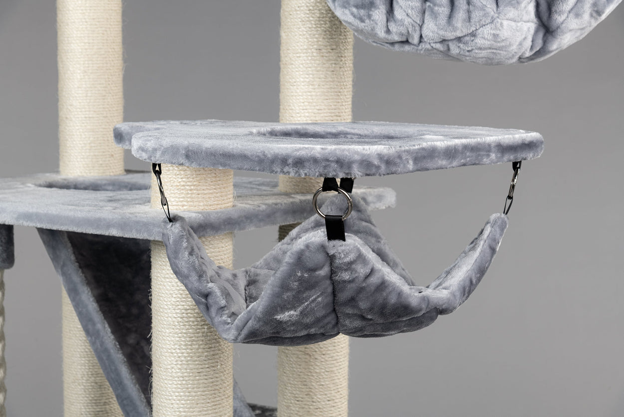 Cat Tree Kilimandjaro de Luxe Crown (Light Grey)