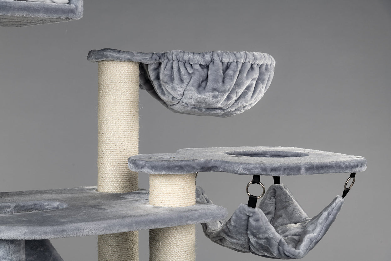 Cat Tree Kilimandjaro de Luxe Crown (Light Grey)