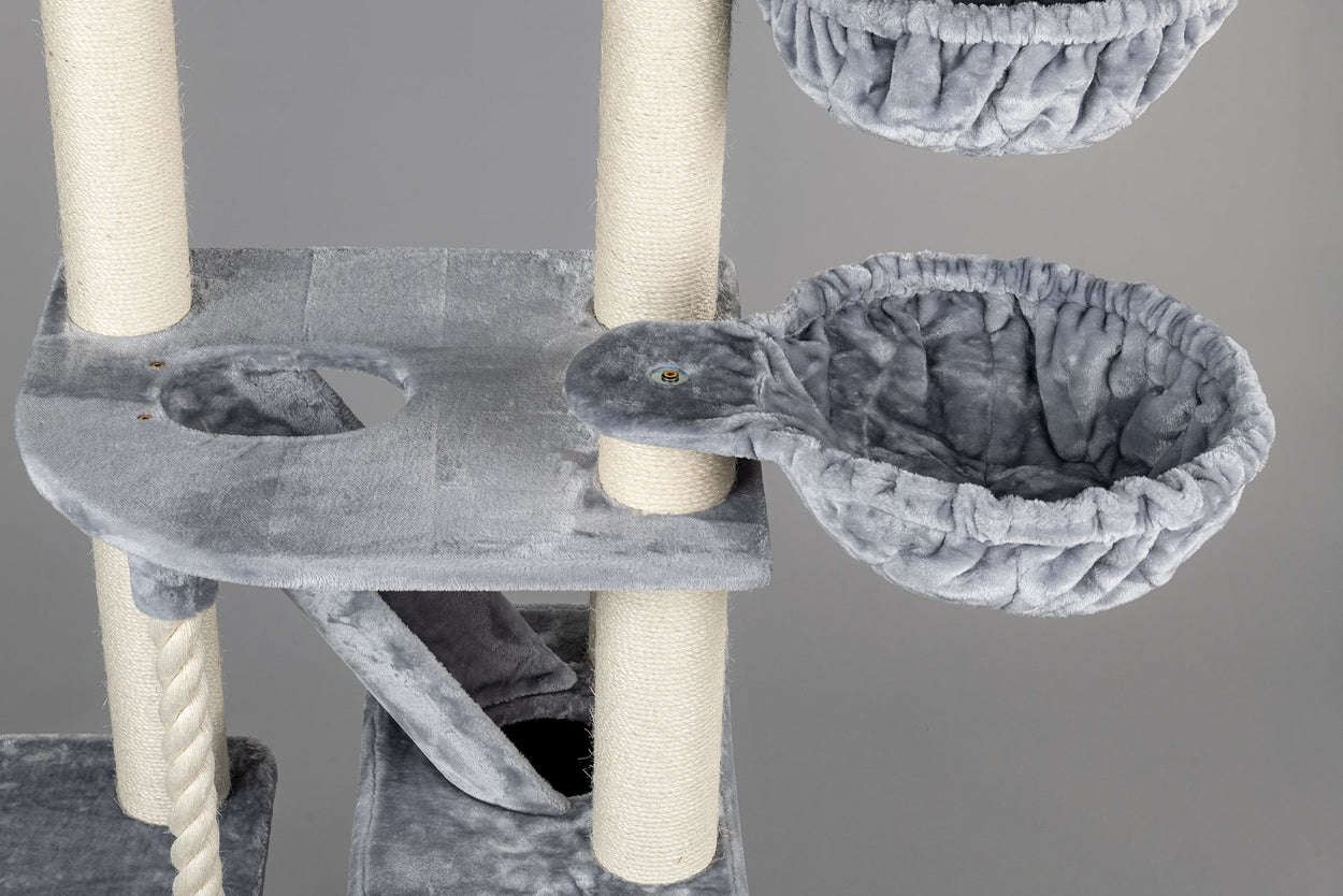 Cat Tree Kilimandjaro de Luxe Plus (Light Grey)