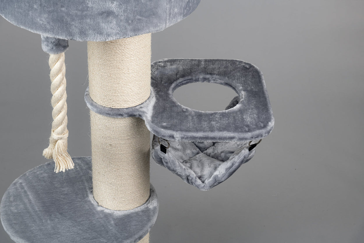 Cat Tree Maine Coon Sleeper Crown (Light Grey)