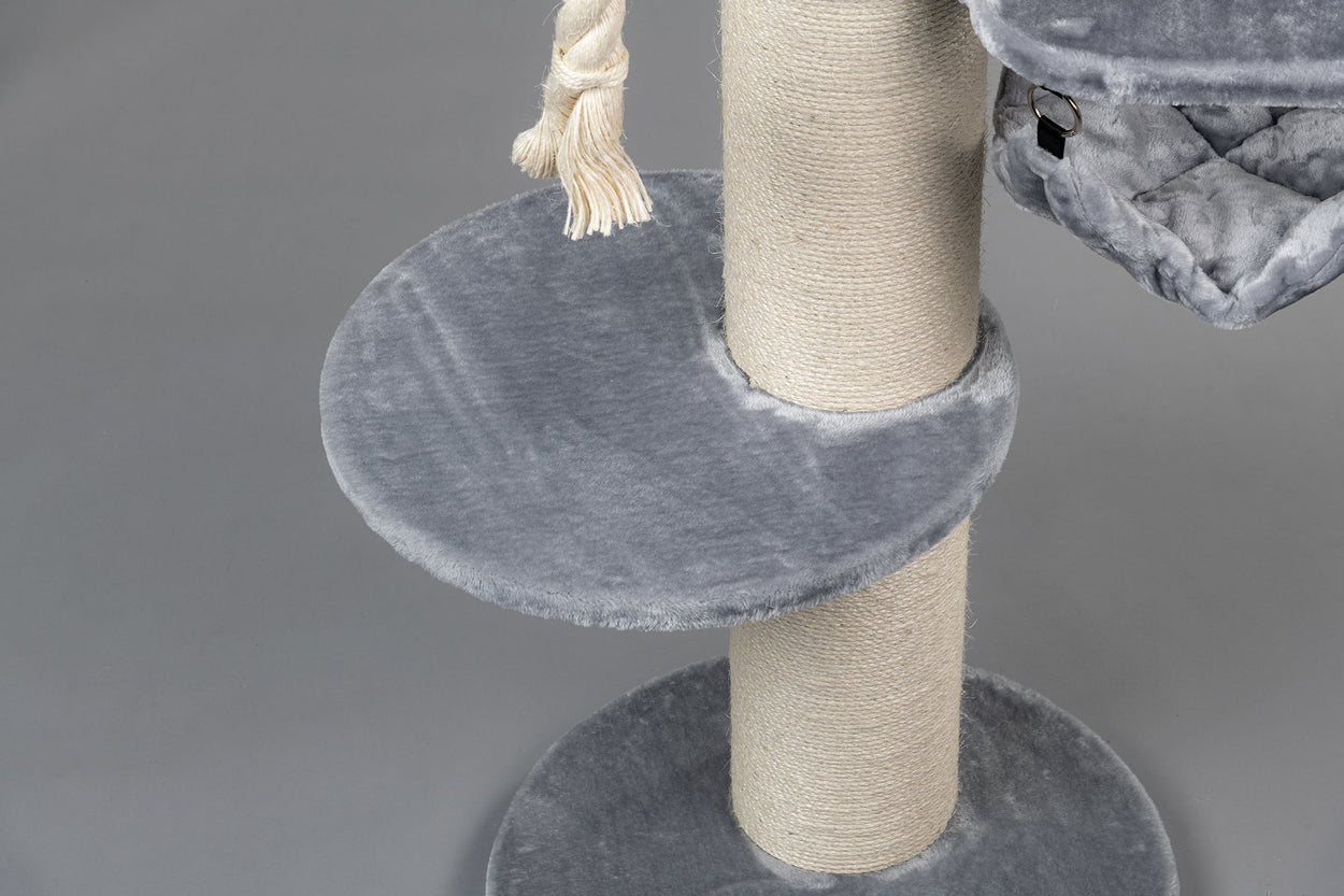 Cat Tree Maine Coon Sleeper Crown (Light Grey)