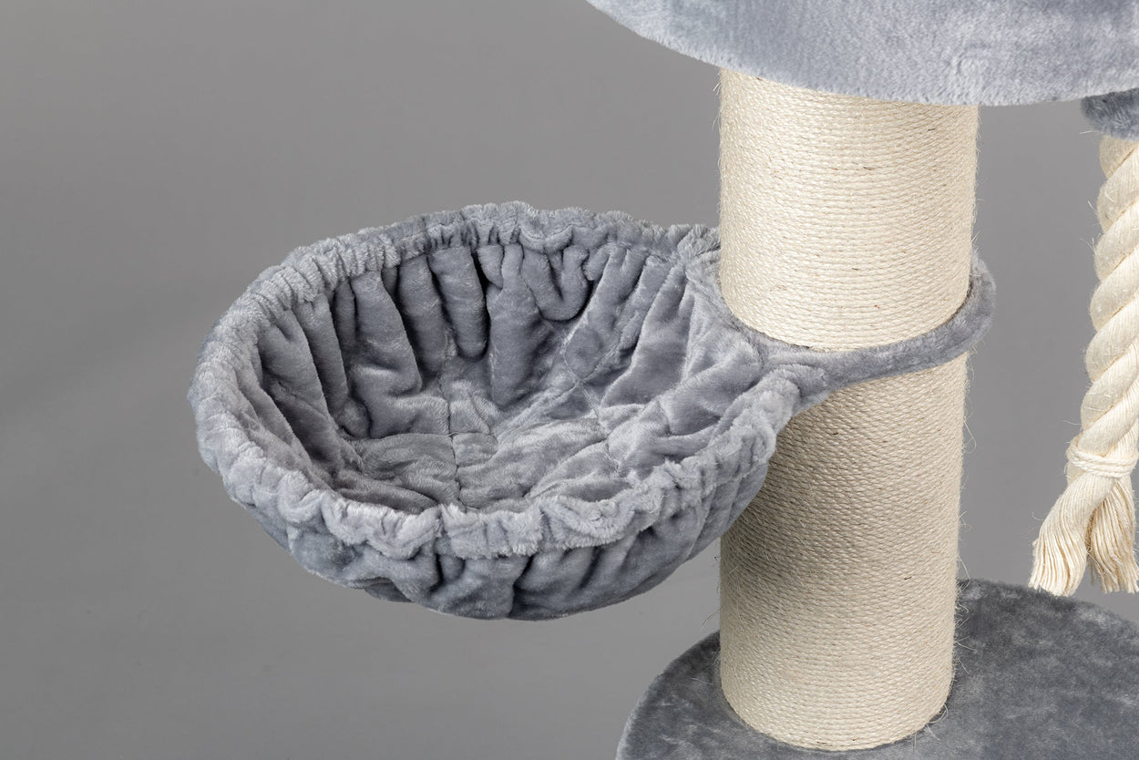 Cat Tree Maine Coon Sleeper de Luxe (Light Grey)