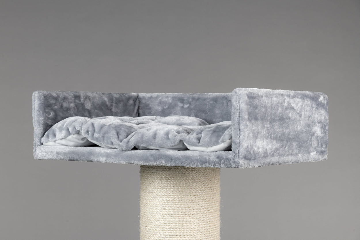 Royalty de Luxe Light Grey Cat Tree for large cats from RHR Pets